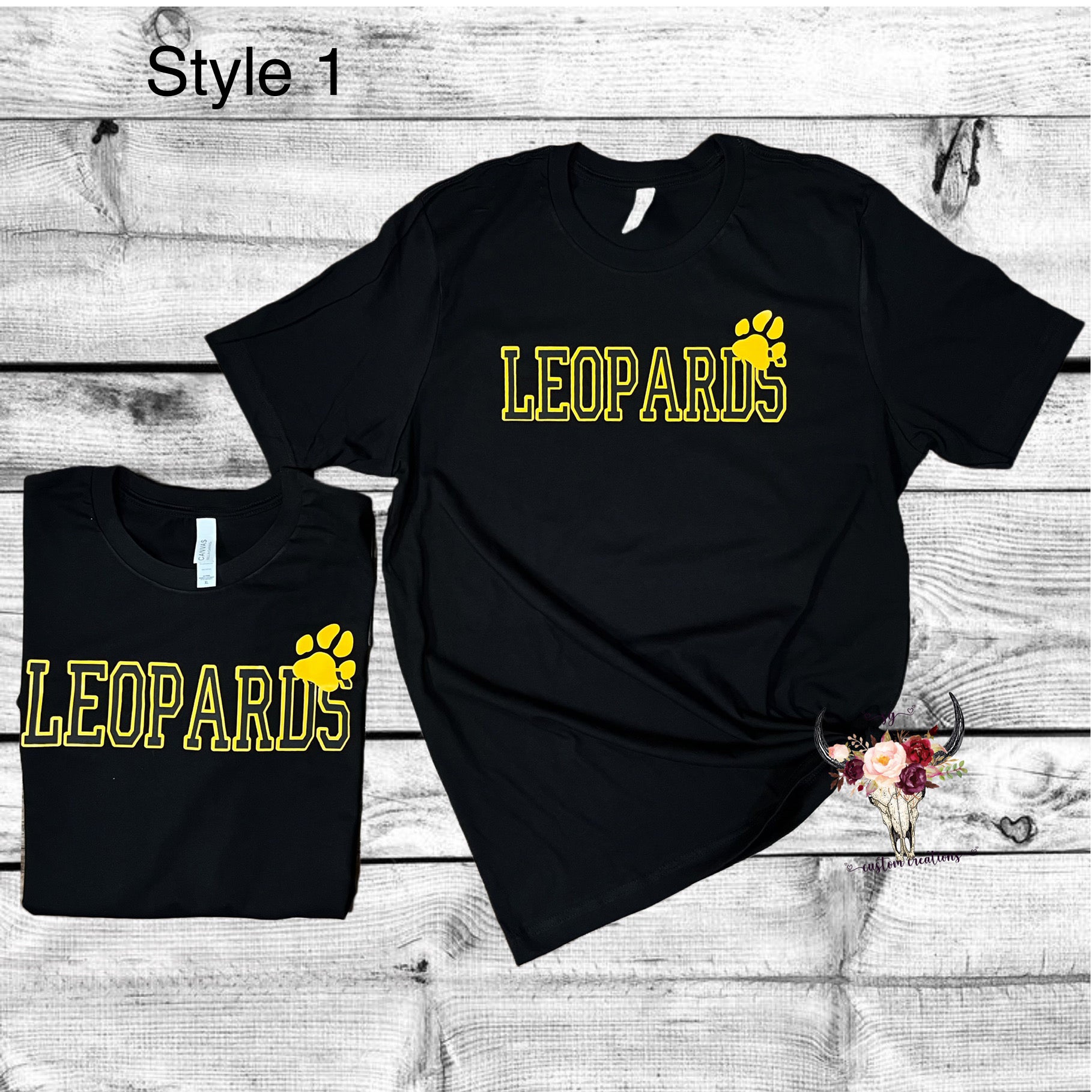 Custom School logo tshirts SG Custom Creations